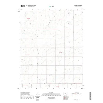 2019 Map of Pritchett NW, 2019 Print