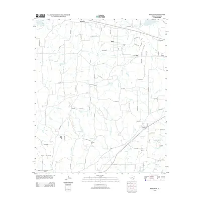2012 Map of Pritchett, 2012 Print