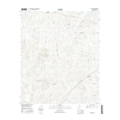 2016 Map of Pritchett, 2016 Print