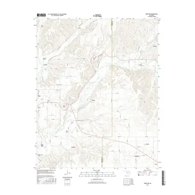 2016 Map of Proctor, 2016 Print