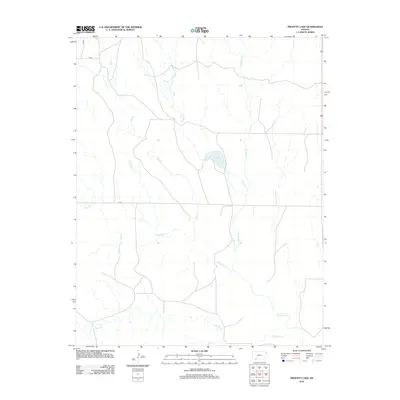 2012 Map of Proffitt Lake, 2012 Print