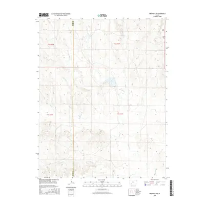 2016 Map of Proffitt Lake, 2016 Print