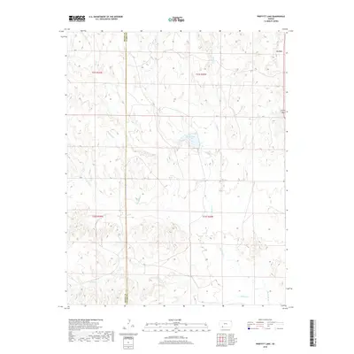 2018 Map of Proffitt Lake, 2018 Print