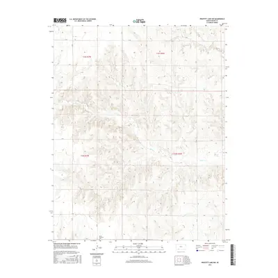 2016 Map of Proffitt Lake NW, 2016 Print