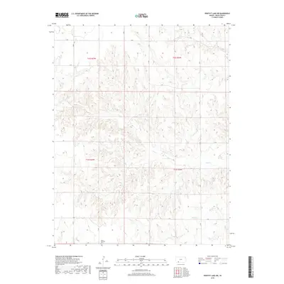 2018 Map of Proffitt Lake NW, 2018 Print