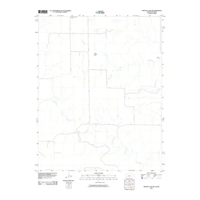 2010 Map of Proffitt Lake SW, 2010 Print