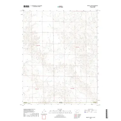 2018 Map of Proffitt Lake SW, 2018 Print