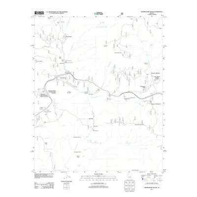 2011 Map of Promontory Butte, 2011 Print