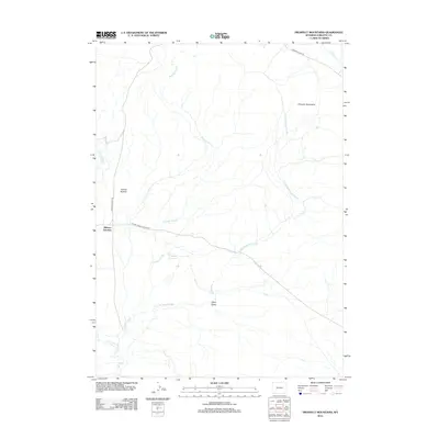 2012 Map of Prospect Mountains, 2012 Print
