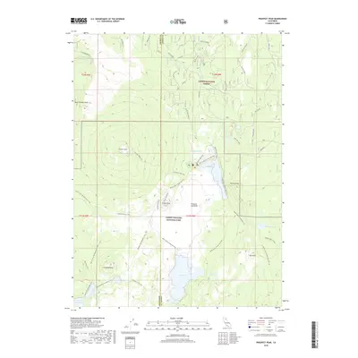 2018 Map of Prospect Peak, 2018 Print