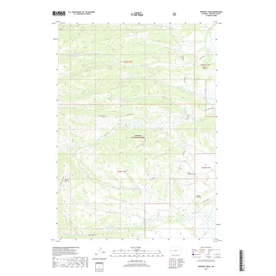 2017 Map of Prospect Peak, 2017 Print