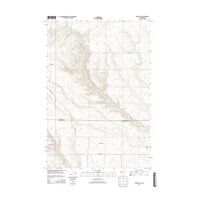 2013 Map of Prosser SW, 2013 Print