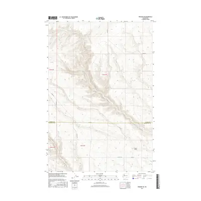 2017 Map of Prosser SW, 2017 Print