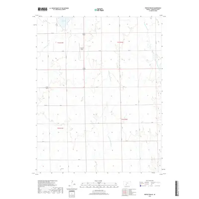 2018 Map of Protection NE, 2018 Print
