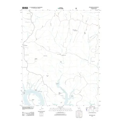 2012 Map of Protem SW, 2012 Print