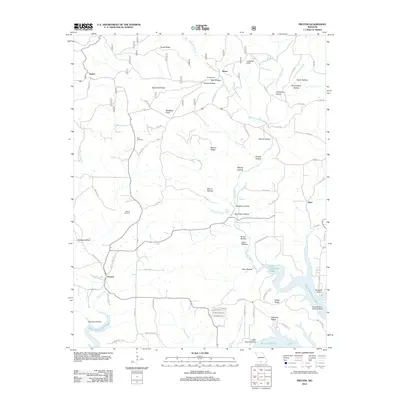 2012 Map of Protem, 2012 Print