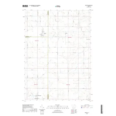 2018 Map of Protivin, 2018 Print