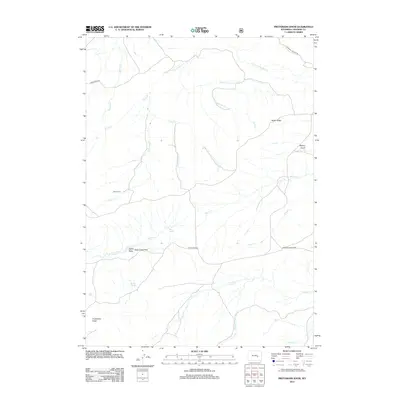 2012 Map of Protsmans Knob, 2012 Print