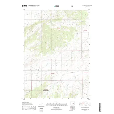 2017 Map of Protsmans Knob, 2017 Print
