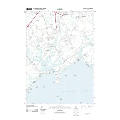 2011 Map of Prouts Neck, 2011 Print