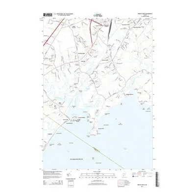 2014 Map of Prouts Neck, 2014 Print