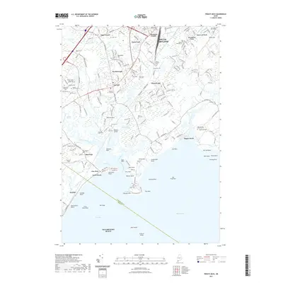 2021 Map of Prouts Neck, 2021 Print