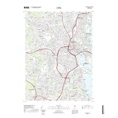 2018 Map of Providence, 2018 Print