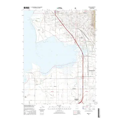 2017 Map of Provo, 2017 Print