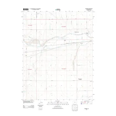 2013 Map of Prowers, 2013 Print