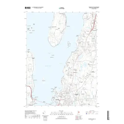 2018 Map of Prudence Island, 2018 Print