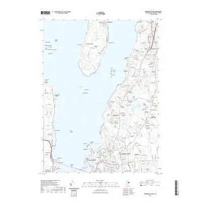 2021 Map of Prudence Island, 2021 Print