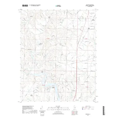2018 Map of Pruitton, 2018 Print