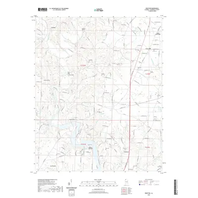 2020 Map of Pruitton, 2020 Print