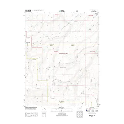 2013 Map of Pryor Creek, 2013 Print