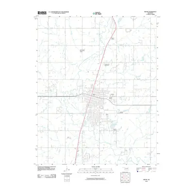2010 Map of Pryor, 2010 Print