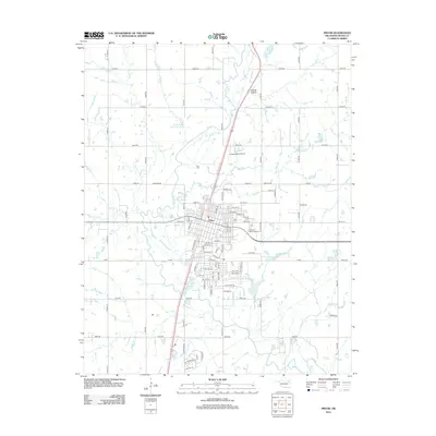 2012 Map of Pryor, 2012 Print