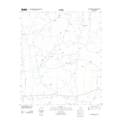 2013 Map of Pryor Mountain, 2013 Print