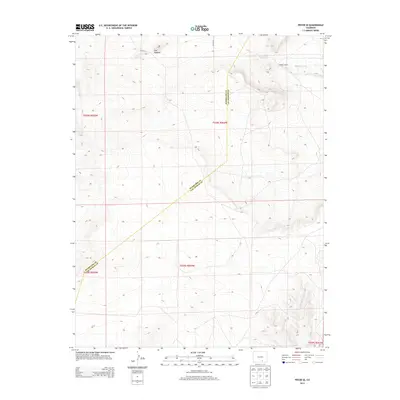 2013 Map of Pryor SE, 2013 Print