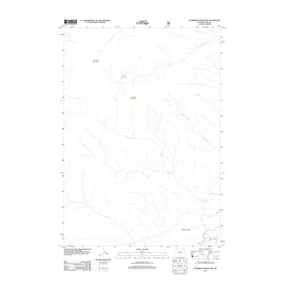 2012 Map of Ptarmigan Mountain, 2012 Print