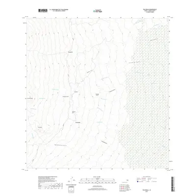 2017 Map of Puaakala, 2017 Print