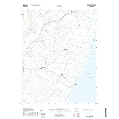 2019 Map of Public Landing, 2019 Print
