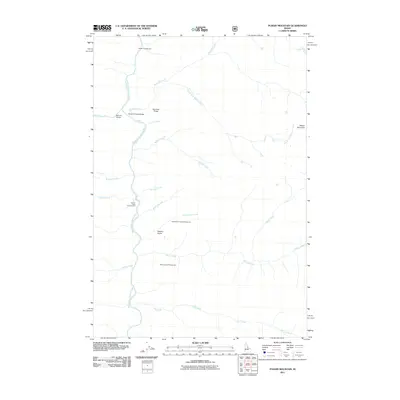 2011 Map of Puddin Mountain, 2011 Print