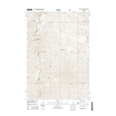 2013 Map of Puddin Mountain, 2013 Print