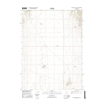2017 Map of Puddle Valley Knolls, 2017 Print