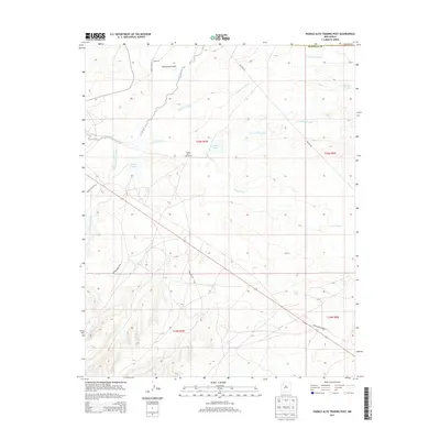 2013 Map of Pueblo Alto Trading Post, 2013 Print