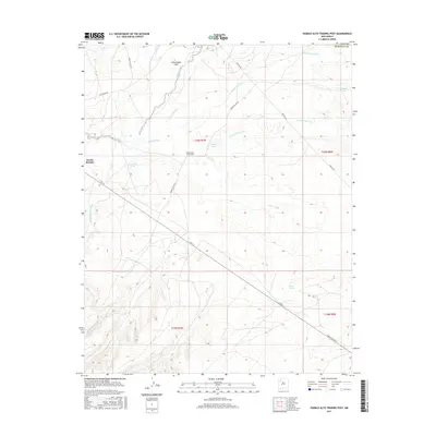 2017 Map of Pueblo Alto Trading Post, 2017 Print