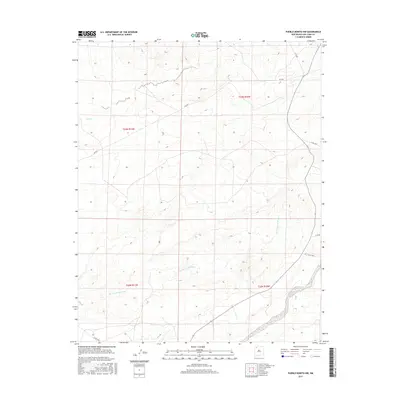 2017 Map of Pueblo Bonito NW, 2017 Print