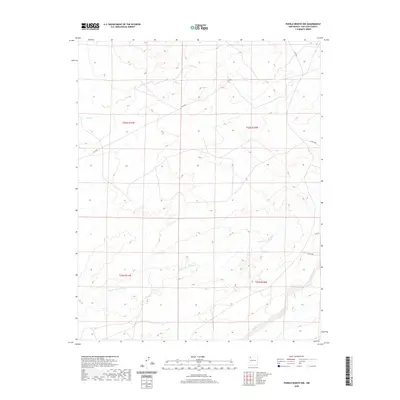 2020 Map of Pueblo Bonito NW, 2020 Print