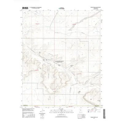 2017 Map of Pueblo Bonito, 2017 Print