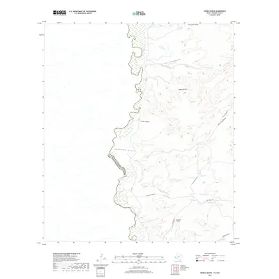 2019 Map of Pueblo Nuevo, 2019 Print